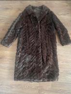Vintage bontmantel Exclusivement pour modehuis Brandsma, Ophalen of Verzenden, Zo goed als nieuw, Maat 38/40 (M), Bruin