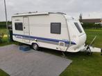 Hobby 460 UFE Excellent Easy 2003 Rondzit en Frans bed, Caravans en Kamperen, Caravans, Omvormbare zithoek, Hobby, Schokbreker
