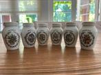 Vintage porseleinen kruidenpotjes Set van 6 Gloria Concepts, Ophalen