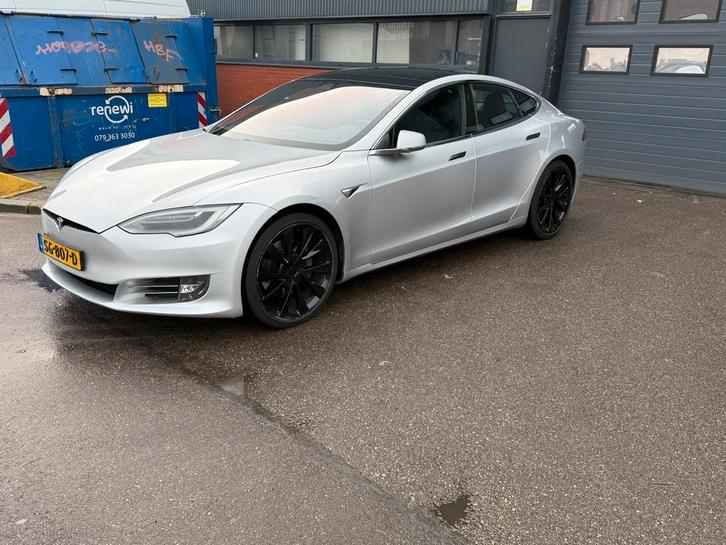 Tesla Model S 100D   2018  Panorama dak  Free Supercharging, Auto's, Tesla, Particulier, Model S, 360° camera, 4x4, Achteruitrijcamera