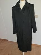 Trenchcoat zwart maat 44, vintage ^, Kleding | Dames, Ophalen of Verzenden, Gedragen, Maat 42/44 (L), Zwart