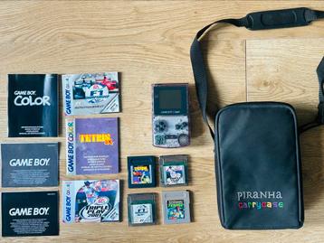 Nintendo Game Boy Color Atomic Purple set – 4 spellen & tas beschikbaar voor biedingen