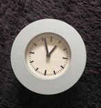 Klok, staand, rond, grijs, zo goed als nieuw, Ophalen of Verzenden, Zo goed als nieuw, Analoog, Staande klok
