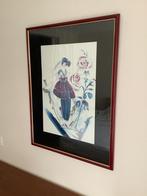 Schilderij, art print, chinese geisha marionet, Antiek en Kunst, Ophalen