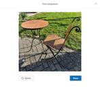 Ophalen in Gellicum! Bistro set: tafeltje + stoel, Ophalen, Gebruikt