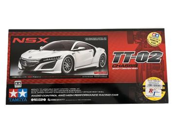 Tamiya 58634 1/10 RC HONDA NSX 2016 TT-02 Brushless set beschikbaar voor biedingen