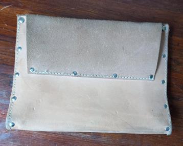 lederen spijkertas leder leer schroeventas pouch beschikbaar voor biedingen