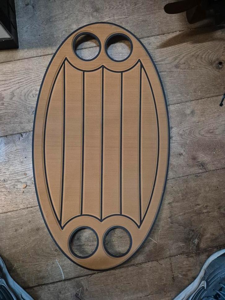 Boottafel Inleg Foam Teaklook, Watersport en Boten, Accessoires en Onderhoud, Nieuw, Interieur en Kussens, Ophalen of Verzenden