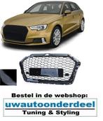 Sport Grill Hoogglans Zwart Honingraat Passend Audi A3 8V RS, Ophalen of Verzenden