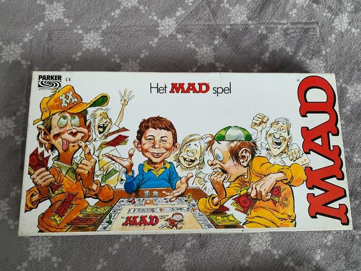 Het MAD spel compleet, Hobby en Vrije tijd, Gezelschapsspellen | Bordspellen, Gebruikt, Een of twee spelers, Drie of vier spelers