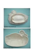 2 vintage patè-/ puddingvormen. Model eenden., Ophalen of Verzenden, Gebruikt