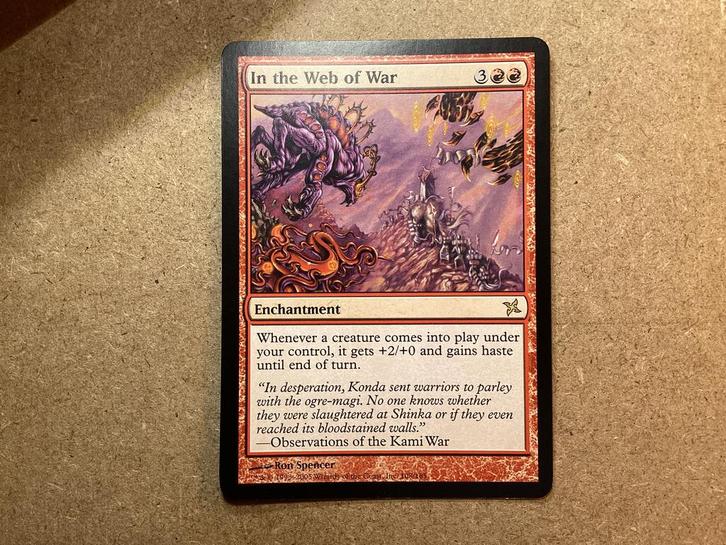 1x In the Web of War [108/165] (Near Mint), Hobby en Vrije tijd, Verzamelkaartspellen | Magic the Gathering, Zo goed als nieuw