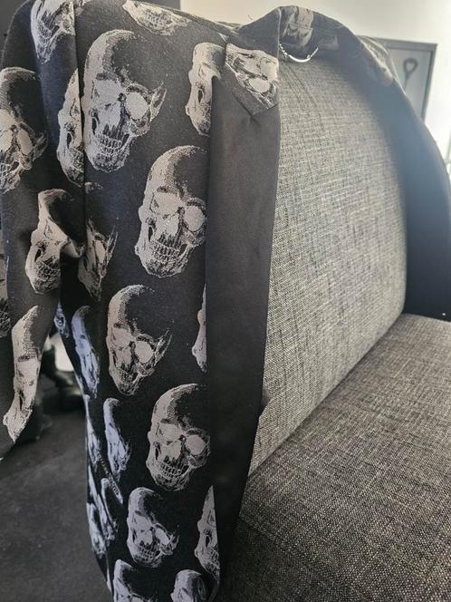 Phillip Plein Crystal skull all over blazer, Kleding | Heren, Jassen | Zomer, Zo goed als nieuw, Zwart, Ophalen of Verzenden