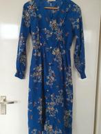Jurk blauw met bloemenprint maat 38, Ophalen of Verzenden, Zo goed als nieuw, Maat 38/40 (M), Blauw