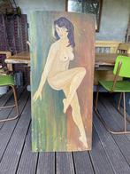 jaren 70 vintage schilderij, Ophalen of Verzenden