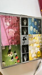 Set of 4 glass games, Hobby en Vrije tijd, Een of twee spelers, Ophalen, Zo goed als nieuw