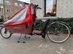 Bakfiets Cargobike met huif, Fietsen en Brommers, Fietsen | Bakfietsen, Ophalen, Gebruikt, Elektrisch, 2 kinderen