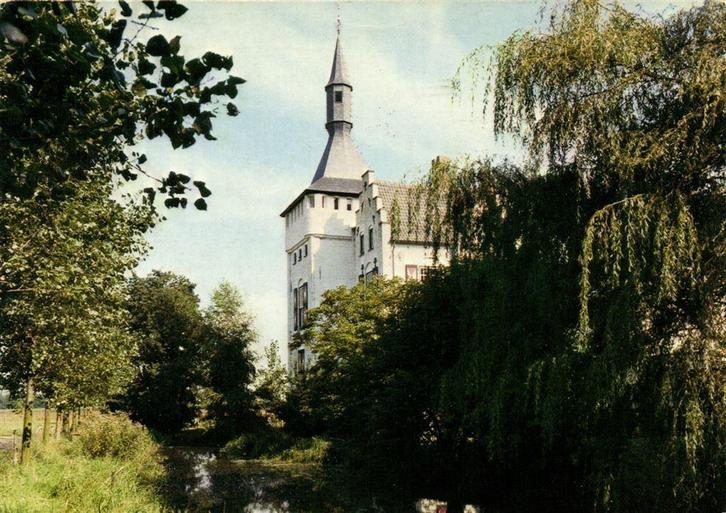 Kasteel Oud Buggenum, Grathem - 1991 gelopen, Verzamelen, Ansichtkaarten | Nederland, Gelopen, Noord-Brabant, 1980 tot heden, Ophalen of Verzenden