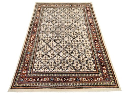 Handgeknoopt wol Herati tapijt crème floral 250x350cm, Huis en Inrichting, Stoffering | Tapijten en Kleden, Gebruikt, 200 cm of meer