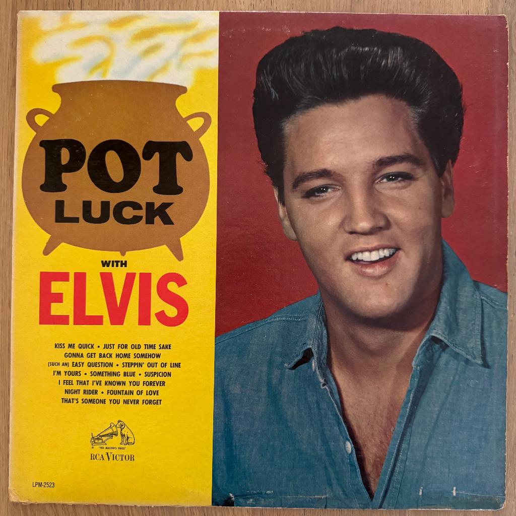 Elvis LP - Pot Luck - USA 1962 (Mono), Ophalen of Verzenden, Gebruikt, 12 inch, Rock-'n-Roll