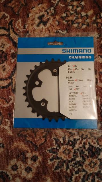 Shimano FC-5703L chainring 30T L (50-39-30T) beschikbaar voor biedingen