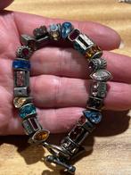 Otazu Zilveren Armband met Swarovski Kristallen, Ophalen of Verzenden, Zo goed als nieuw, Zilver, Met kristal