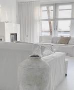 100% witte linnen stof 140cm, 120 cm of meer, Nieuw, Ophalen of Verzenden, Linnen