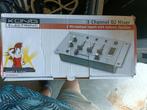 Te koop: konig 3 kanaals dj mixer met talkover functie, Muziek en Instrumenten, Mengpanelen, Ophalen of Verzenden, Zo goed als nieuw
