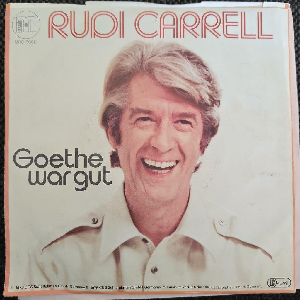 Rudi Carrell - Goethe war gut - Single, Cd's en Dvd's, Ophalen of Verzenden, Gebruikt, 7 inch