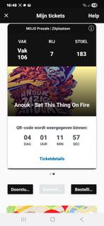 Concert Anouk.2 september  2 kaatjes, Tickets en Kaartjes, Eén persoon, September