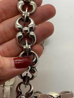 S124 Prachtige antieke zilveren ketting Noors ontwerp, Sieraden, Tassen en Uiterlijk, Antieke sieraden, Ophalen of Verzenden, Zilver