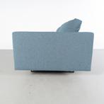 1x Montis Axel Bank 3-zits/190cm Blauw Stof - Slede Zwart, Huis en Inrichting, Niet ingevuld, 150 tot 200 cm, Niet ingevuld, Driepersoons