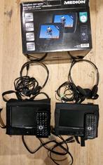 MEDION Portable DVD-speler met twee 17,78 cm/7 " schermen, Audio, Tv en Foto, Dvd-spelers, Overige merken, Dvd-speler, Ophalen of Verzenden