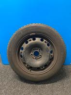 Winterbanden 185/60 R15 Michelin Alpin A3 met Stalen Velg, Ophalen, 15 inch, Banden en Velgen, 185 mm