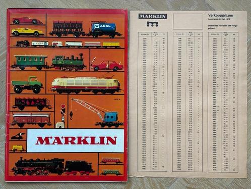 Märklin catalogus 1972 met prijslijst, Hobby en Vrije tijd, Modeltreinen | H0, Gebruikt, Boek, Tijdschrift of Catalogus, Wisselstroom