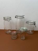 Weckpotten / Le Parfait - Diverse maten, Ophalen of Verzenden, Gebruikt