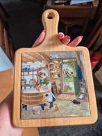 Houten snijplank met Delfts blauw tegeltje, Ophalen of Verzenden