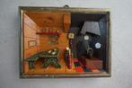 Bavelaartje (diorama) klein kijkkastje van een ouderwetse ee, Ophalen of Verzenden