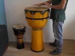 Unieke XXXL Djembe Meinl 108cm, met nieuw vel 53cm, 21 kg, Muziek en Instrumenten, Percussie, Ophalen, Zo goed als nieuw, Trommel