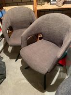 4x De Bommel eetkamerstoelen, Ophalen, Zo goed als nieuw, Grijs, Vier