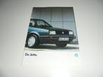 brochure Volkswagen Jetta  1986, Ophalen of Verzenden, Nieuw, Overige merken
