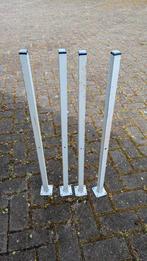 4 metalen tafelpoten., Ophalen, Tafelpoot, Gebruikt, 50 tot 100 cm