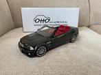 Ottomobile BMW M3 e46 Convertible 2004 Jet Black OT380, Hobby en Vrije tijd, Modelauto's | 1:18, Ophalen of Verzenden, Zo goed als nieuw
