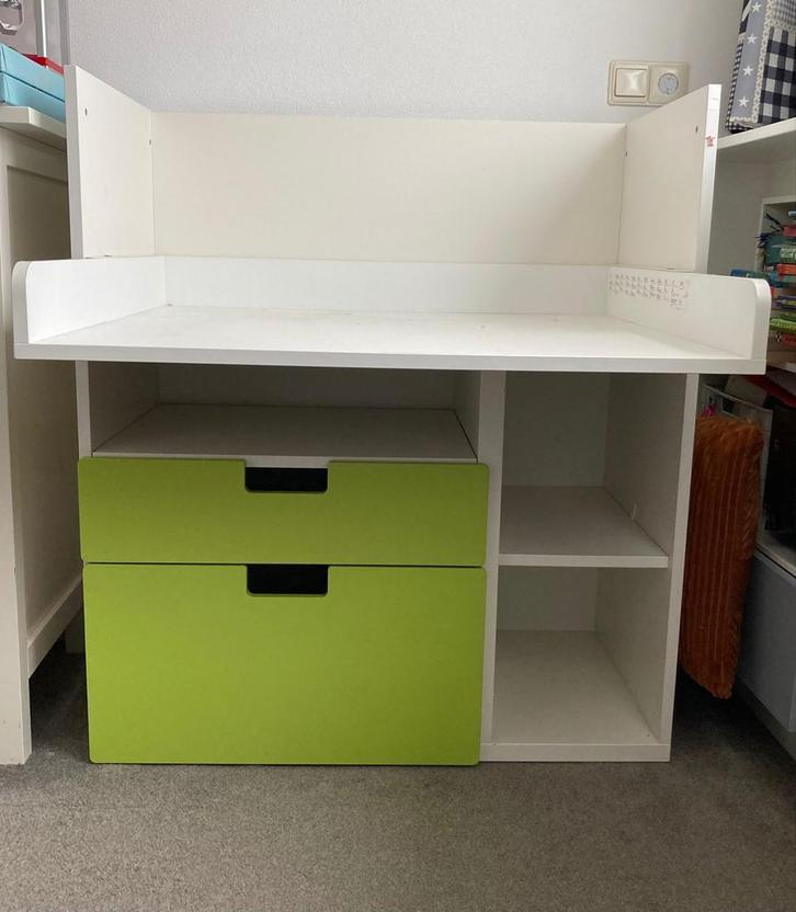 IKEA Stuva Grundlig Bureau - Leuk Bod!, Huis en Inrichting, Bureaus, Zo goed als nieuw, Bureau, Ophalen
