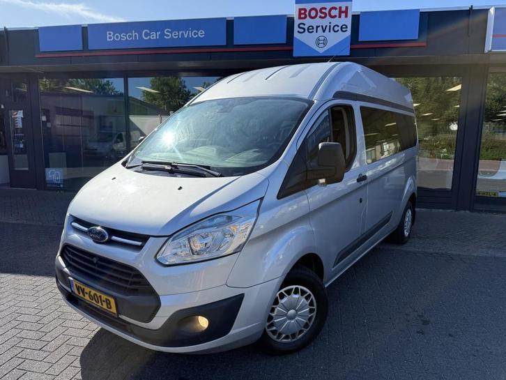 Ford Transit Custom 310 2.2 TDCI L2H2 Rolstoelbus + lift 4+1, Auto's, Bestelauto's, Bedrijf, ABS, Airbags, Airconditioning, Bluetooth