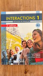 Interactions 1 - Frans Leerboek, Boeken, Ophalen of Verzenden, Alpha, Zo goed als nieuw, Niet van toepassing