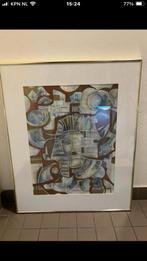 Origineel Schilderij - Egyptische Koning, Antiek en Kunst, Ophalen of Verzenden