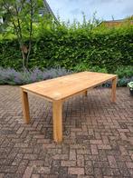 Te koop: Massief eikenhouten tafel onbewerkt., Ophalen, Zo goed als nieuw, Rechthoekig, Hout