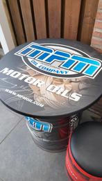 MPM Olie Vat Tafel + 2 Krukjes, Ophalen, Gebruikt