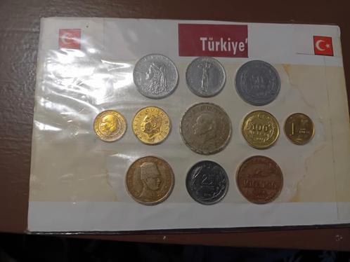 Turkse Munten Set in Map, Postzegels en Munten, Munten en Bankbiljetten | Verzamelingen, Munten, Buitenland, Ophalen of Verzenden